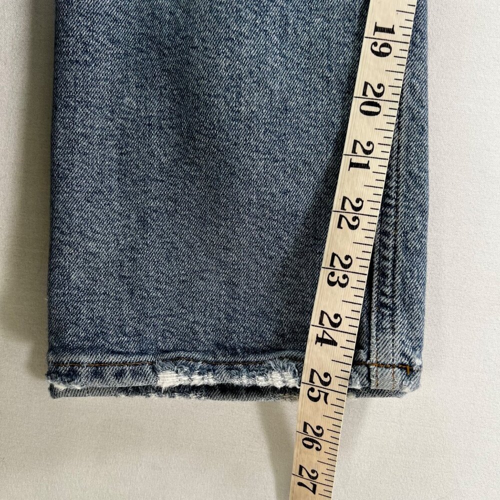 AGOLDE Riley High Rise Straight Crop Jeans in Whiplash Size 25 - Picture 11 of 13
